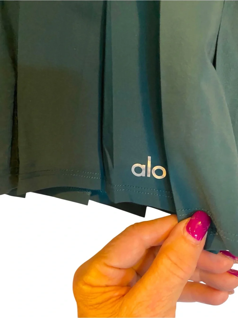 NWT Alo Yoga Tennis Skirt MIDNIGHT GREEn Size: XS